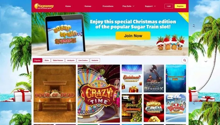 Play Sunny UK Casino Review Header