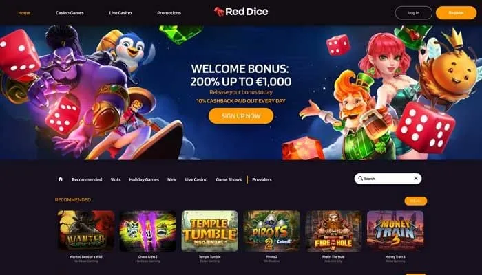 Red Dice Casino Review Header