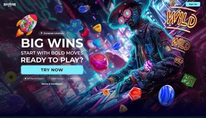 RockstarWin Casino Review Header