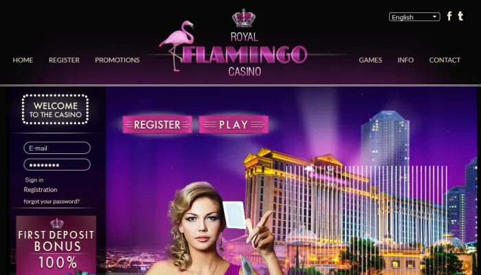 Royal Flamingo Casino Review Header