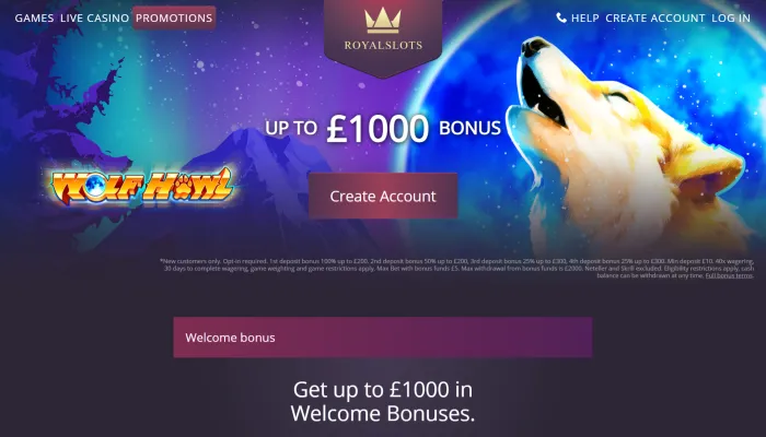 Royal Slots Casino Review Header