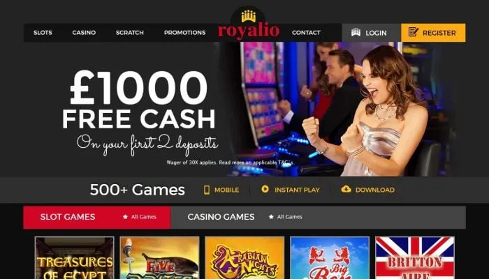 Royalio Casino Review Header