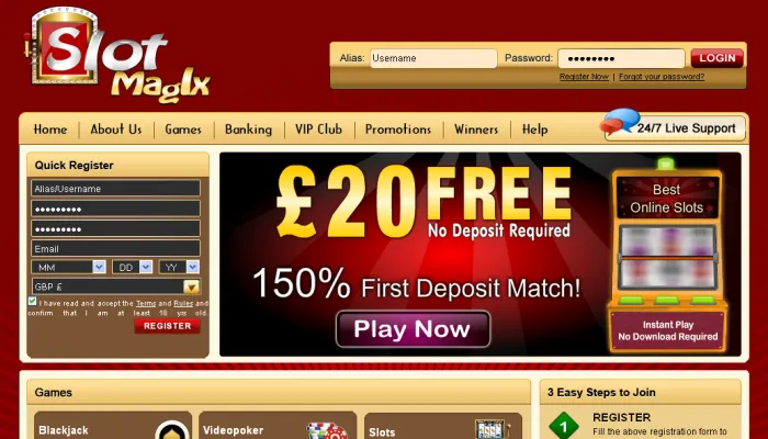 Slot MagiX Casino Review Header