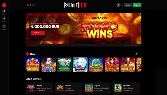 Slotier Casino Review Header