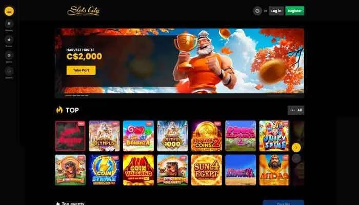 Slots City Casino Review Header