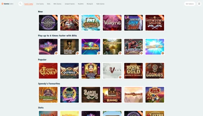 Speedy Casino Review Header