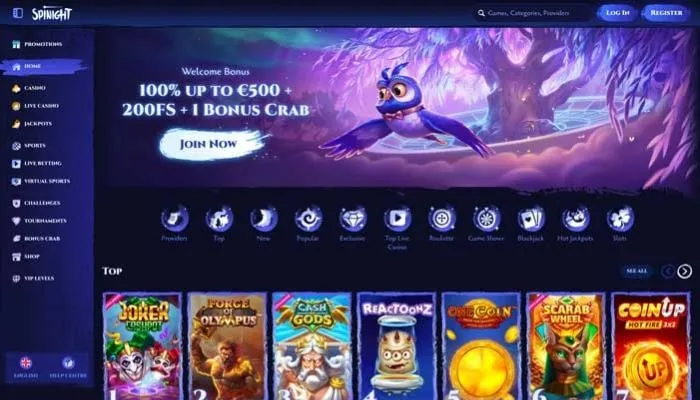 Spinight Casino Review Header