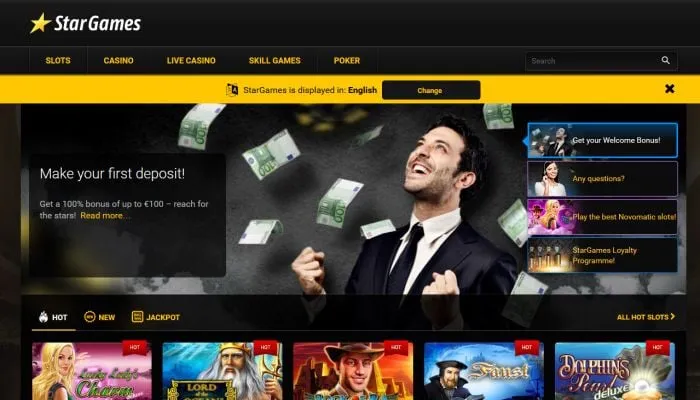 Star Games Casino Review Header