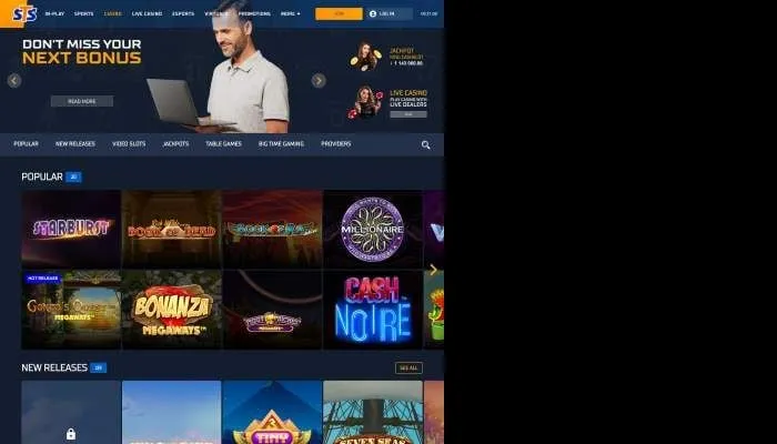 STS Casino UK Review Header
