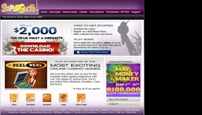 SuperSlots Review Header