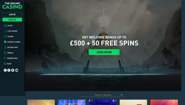 TheOnlineCasino Review Header