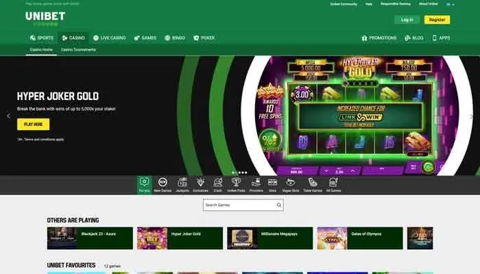 Unibet Casino Review Header
