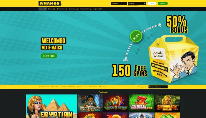 Whamoo Casino Review Header