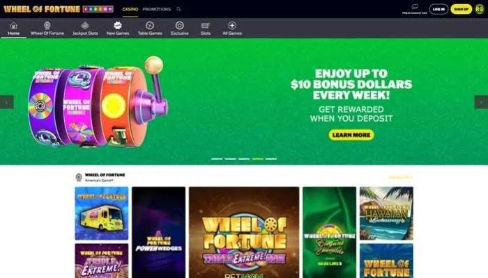 Wheel of Fortune Casino USA Review Header