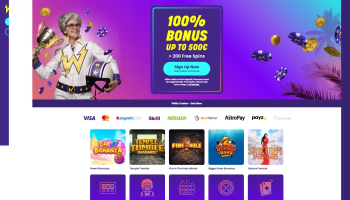 Wildz Casino Review Header