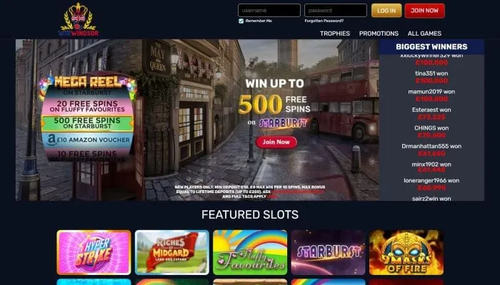 WinWindsor Casino Review Header