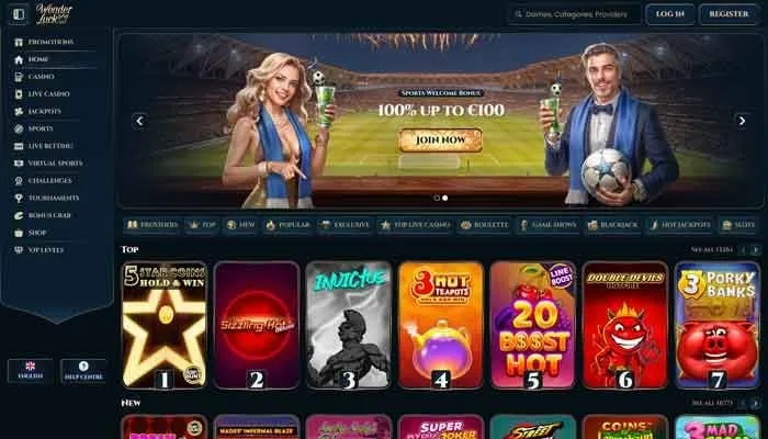 WonderLuck Casino Review Header