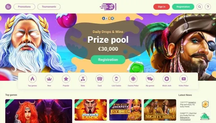 YoyoCasino Review Header